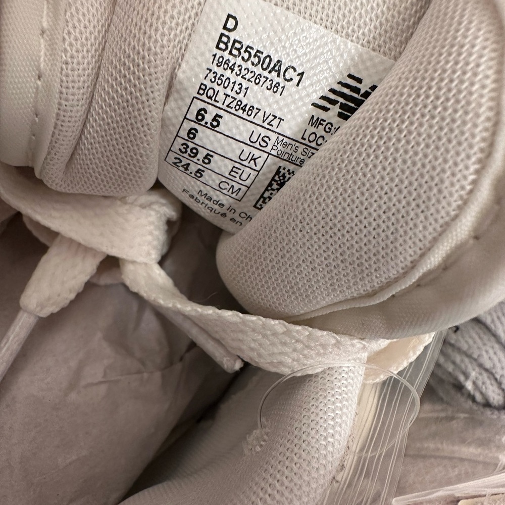 New Balance x Aime Leon Dore 550 Sneakers Gray Suede white blue 6.5 NIB - Picture 7 of 8